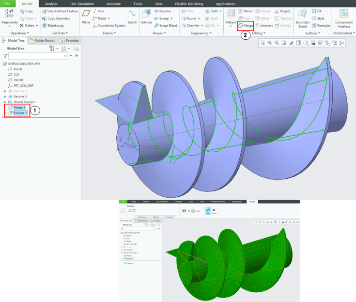 CREO PARAMETRIC 6.0 – PART DESIGN_Extrusion screw design – Computer ...