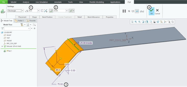 CREO PARAMETRIC 6.0 – SHEET METAL DESIGN_Sheet metal cover. – Computer ...